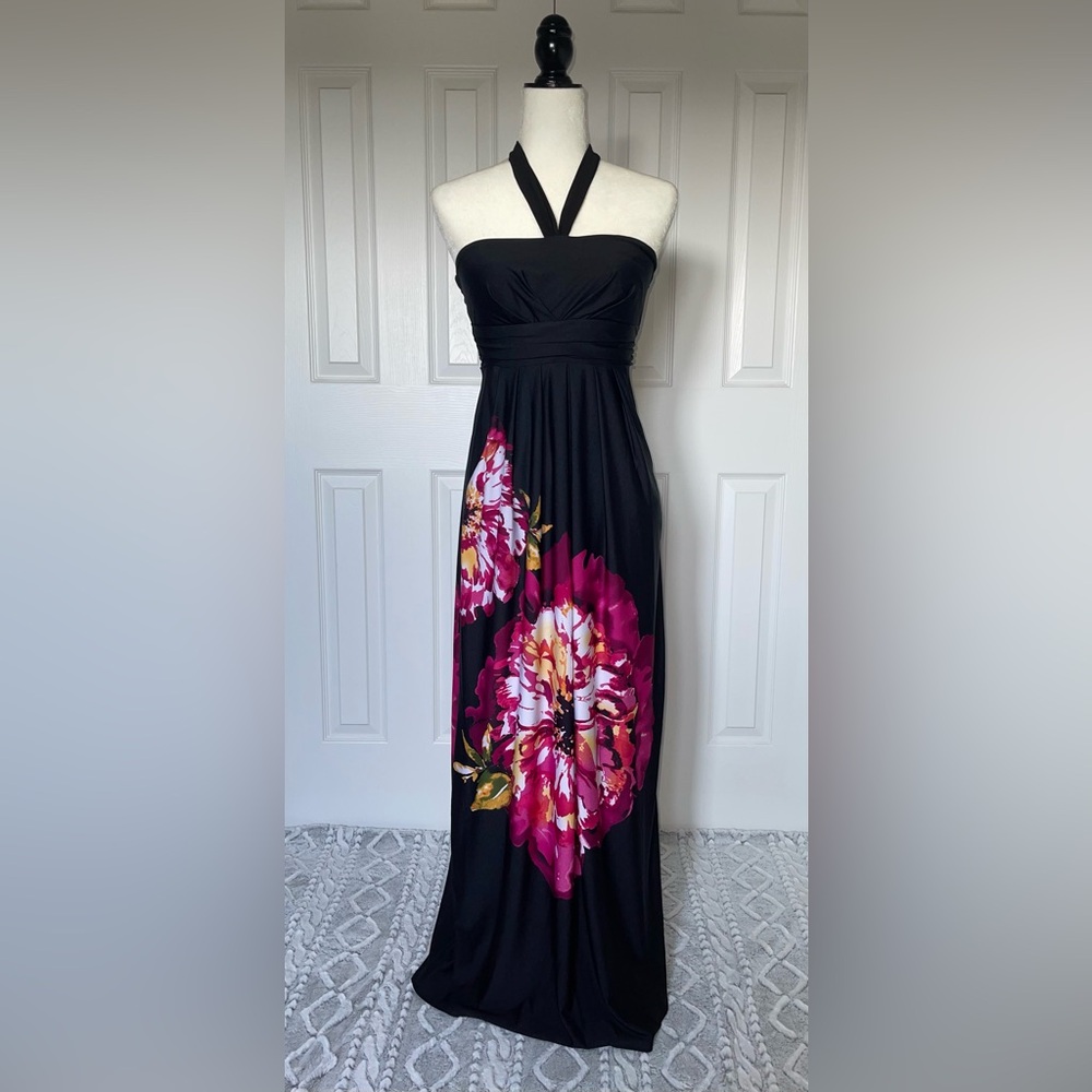 NWOT JFW Halter Maxi Dress